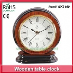 Ball clock wooden desk clock quartz bookroom clock silent alarm clock