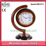 Cheap price globe shape table clock quartz desk clock design home clock