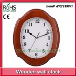 Fancy wall clock modern design wooden clock promotional clock for export